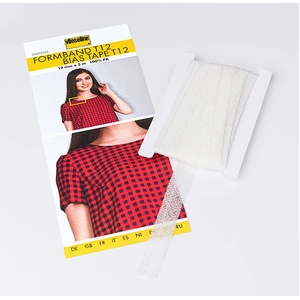 Formband T12 Bias Tape White 12mm x 5m