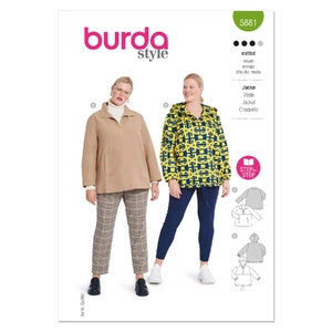 Misses' Jacket, Burda Style Sewing Pattern 5881