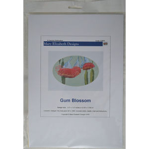 Counted Cross Stitch, Australian Florals, Red Gum Blossom, 23.40 x 17.96cm