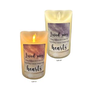 LED Wax Vanilla Scented Candle - Loved Ones