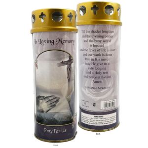 In Loving Memory Devotional Candle, Approx 68 Hours Burn Time