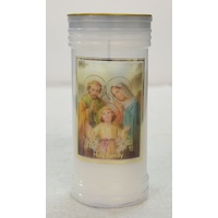 Holy Family Devotional Candle, Approx 70 Hours Burn Time, 60 x 140mm