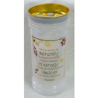 SERENITY Devotional Candle, 70 Hour Burn Time