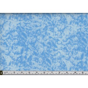 Craft Cotton Print, Marble, Blue, 110cm Wide, 100% Cotton, Per Metre