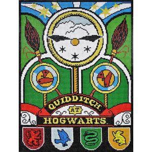 Harry Potter QUIDDITCH, 5D Multi Faceted Diamond Painting Art Kit