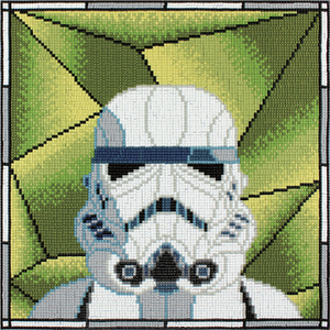 Diamond Dotz STORMTROOPER STAINED GLASS 5D Diamond Painting Art Kit CD730102905