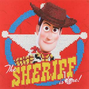 Diamond Dotz WOODY THE SHERIFF 5D Diamond Painting Art Kit CD854100103 22 x 22cm