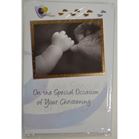 Christening Greeting Card, Boy, On The Special Occasion of Your Christening, 115mm x 170mm