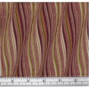 Christmas Fat Quarter 012, Approx 50cm x 52cm, Cotton Metallic Print Fabric