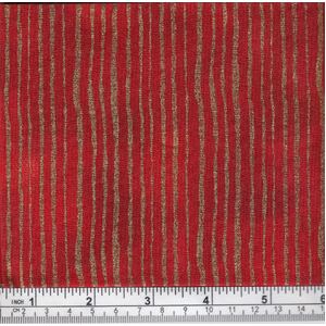 Christmas Fat Quarter 017, Approx 50cm x 52cm, Cotton Metallic Print Fabric