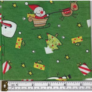 Christmas Fat Quarter 034, Approx 50cm x 52cm, Cotton Print Fabric