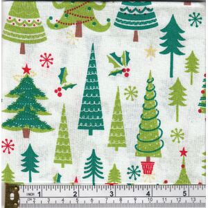 Christmas Fat Quarter 037, Approx 50cm x 52cm, Cotton Print Fabric