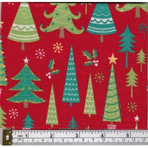 Christmas Fat Quarter 040, Approx 50cm x 52cm, Cotton Print Fabric