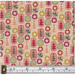 Christmas Fat Quarter 046, Approx 50cm x 52cm, Cotton Print Fabric