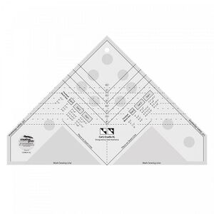 Creative Grids Cats Cradle Ruler XL Non Slip, Makes 8 Different Size Blocks