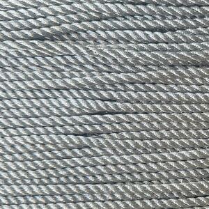 Metallic Silver 4.5mm Craft Cord, sold Per Metre