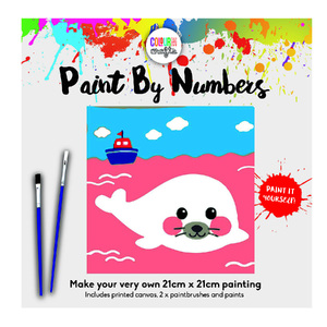 SEAL Paint by Number by Colourme, 21cm x 21cm