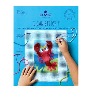 DMC I Can Stitch LOBSTER Tapestry Kit, 13cm x 18cm CO6N89K