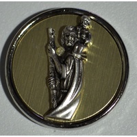 Visor Clip - Magnetic Car Plaque, Saint Christopher- CP31755