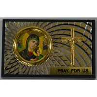 Our Lady of Perpetual Help, Magnetic Car Plaque or Memo Holder 7733