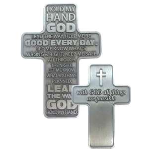 Metal Pocket Cross, 42 x 59mm, EVERY GOOD DAY