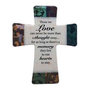 Porcelain Cross 145mm x 120mm - Select Style