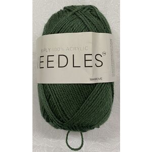 Needles Acrylic Knitting Yarn 8 Ply, 100g Ball, MANGROVE
