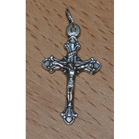 10 x Crucifixes, 24mm Silver Tone, BULK DEAL, A Quality Crucifix Made in Italy