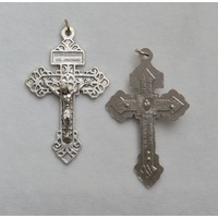 Religious Pardon Crucifix, Cross, 55 x 30mm Pendant, Quality Made in Italy