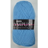 Crucci Olympus Knitting Yarn 100% Acrylic 8 Ply, 100g Ball #885 MID BLUE