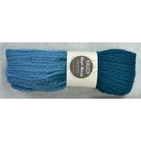 Crucci Hippie Hanks Knitting Yarn 100% Pure Wool 18 Ply, 100g Hanks #41 TEAL