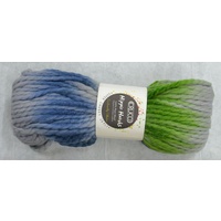 Crucci Hippie Hanks Knitting Yarn 100% Pure Wool 18 Ply, 100g Hanks #52 GREYS
