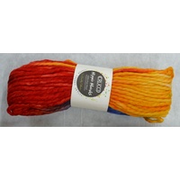 Crucci Hippie Hanks Knitting Yarn 100% Pure Wool 18 Ply, 100g Hanks #54 SOFT REDS