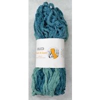 Crucci Slouch & Couch #157 TEAL, Knitting Yarn Polyester Chenille 20 Ply 100g Hank