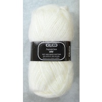 Crucci Aquarius Knitting Yarn, 50% Acrylic 50% Nylon, 100g Ball #100 WHITE