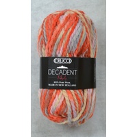 Crucci Decadent Knitting Yarn, 100% Pure Wool, 14 Ply, 50g Ball #41 LOLLIPOP