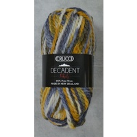 Crucci Decadent Knitting Yarn, 100% Pure Wool, 14 Ply, 50g Ball #42 TUNDRA