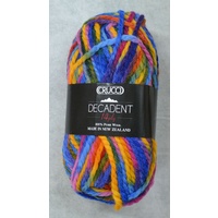 Crucci Decadent Knitting Yarn, 100% Pure Wool, 14 Ply, 50g Ball #45 PINK SKY