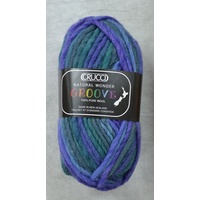 Crucci Natural Wonder Groove Knitting Yarn Pure Wool 18 Ply 100g Ball #3 STELLAR BLUE
