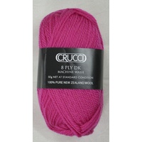 Crucci 8 Ply DK Knitting Yarn 100% Pure New Zealand Wool, 50g Ball, #40 THISTLE