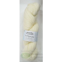 Woolly Crafty Knitting Yarn 100% Pure Wool 8 Ply, 100g Hanks #2 CREAM
