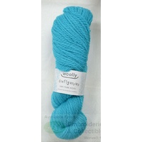 Woolly Crafty Knitting Yarn 100% Pure Wool 8 Ply, 100g Hanks #5 AQUA