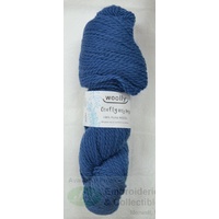 Woolly Crafty Knitting Yarn 100% Pure Wool 8 Ply, 100g Hanks #12 DENIM BLUE