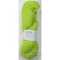 Woolly Crafty Knitting Yarn 100% Pure Wool 8 Ply, 100g Hanks #18 PALE LIME
