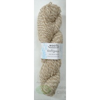 Crafty Marles Knitting Yarn, Pure Wool 8 Ply, 100g Hank #42 WHITE SOFTWOOD
