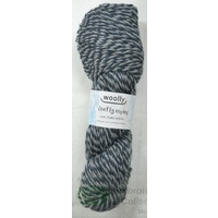 Crafty Marles Knitting Yarn, Pure Wool 8 Ply, 100g Hank #44 SILVER CHARCOAL