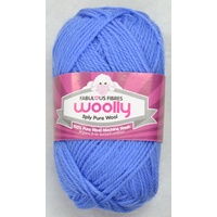 Crucci's WOOLLY 8 Ply 100% Pure Wool Machine Wash, 50g Ball, BLUE