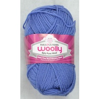 Crucci's WOOLLY 8 Ply 100% Pure Wool Machine Wash, 50g Ball, LIGHT DENIM