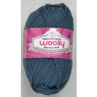 Crucci's WOOLLY 8 Ply 100% Pure Wool Machine Wash, 50g Ball, BLUECOAT