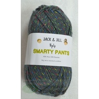 Smarty Pants Knitting Yarn, 80% Wool, 20% Polyester, 8 Ply, 50g Ball, SCHOOL